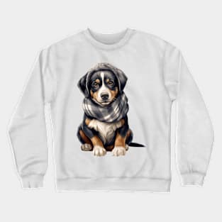 Winter Greater Swiss Mountain Dog Crewneck Sweatshirt